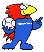Footix, mascotte de la coupe du monde 1998.