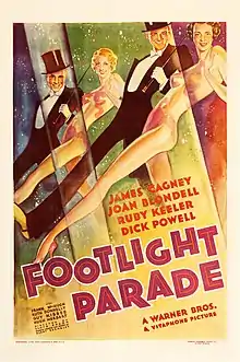 Description de l'image Footlight Parade (1933 theatrical poster).jpg.