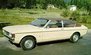 Ford Granada Mark I Coupé, version ultérieure