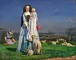 Pretty Baa-Lambs par Ford Madox Brown, 1851/1859, Birmingham Museums and Art Gallery