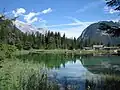 Le lac Weidachsee à Leutasch