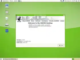 Le bureau Foresight Linux 1.4 avec GNOME 2.20.0