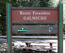 Forêt de Villard, route de Galmiche