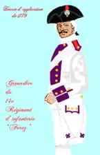 régiment de Forez de 1779 à 1791