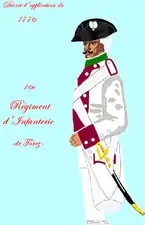 régiment de Forez de 1776 à 1779