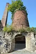 Ruines de l'ancienne forge.