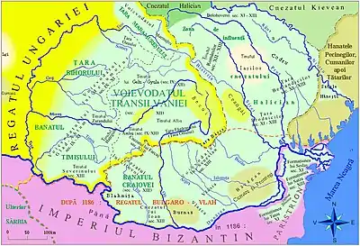 Les Valachies au nord du Danube avant le XIIIe siècle.
