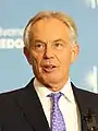 Tony Blair, né le 6 mai 1953 (70 ans), premier ministre de 1997 à 2007.