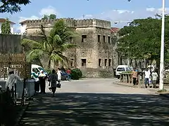 Le fort d'Ugunja à Zanzibar, construit en 1698.