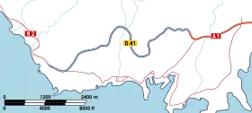 Carte de la route.