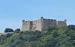 Le Fort du Mont Alban à Nice, faces est et nord au printemps