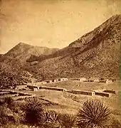 Fort Bowie, vers 1880.