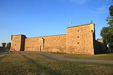 Le fort Chambly au coucher du soleil