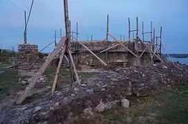 Vestige du fort côté roumain.