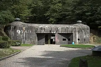 L'entrée des munitions de l'ouvrage.