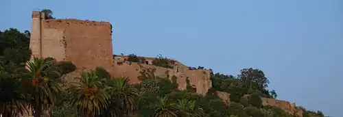 Vue sur la casbah de Béjaïa