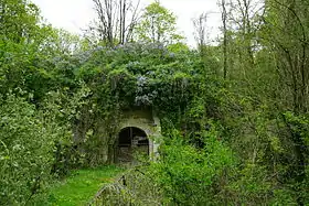 L'entrée du fort de Brimont, en 2015.