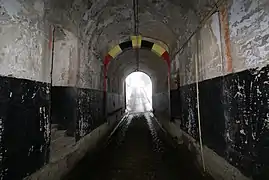 Couloir à l'intérieur du fort