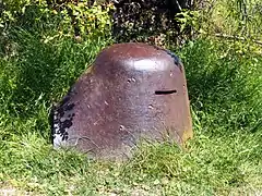 Guérite blindée au fort de Vaux.