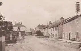 Le village en 1930.