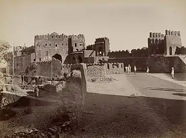 Lala Deen Dayal, Fort de Beder, 1889
