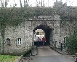 L’entrée du fort de Verrières.