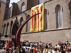 Pendant la Diada de Catalunya