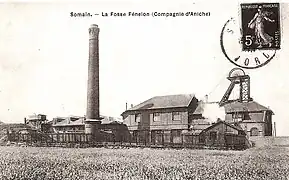 La fosse Fénelon vers 1900.