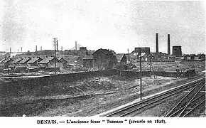 La fosse Turenne vers 1900.