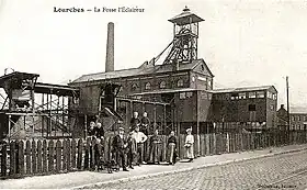 La fosse l'Éclaireur vers 1905.