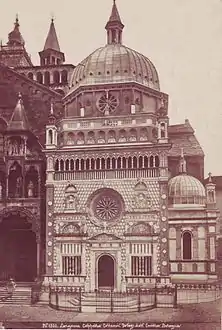 La chapelle Colleoni, avant 1914photographiée par Pietro Poppi (1833-1914)