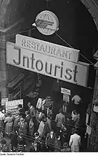 Restaurant Intourist à Leipzig (1948).