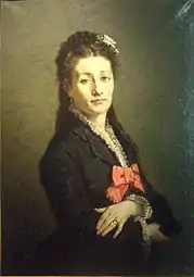 Femme au nœud rose, 1877.