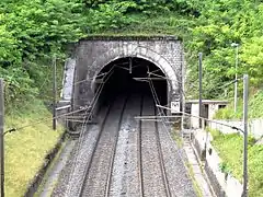 Tunnel du chemin de fer.
