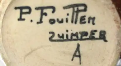 Signature « Fouillen », après 1950.