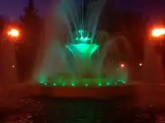 La fontaine du parc,