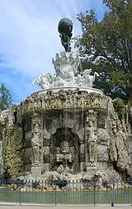 Fontaine du Titan (1893), Béziers, plateau des poètes.