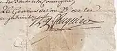 signature d'Antoine Quentin Fouquier de Tinville