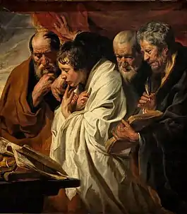 Les Quatre Évangélistes,Jacob Jordaens