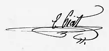 signature de Frédéric-Eugène Piat