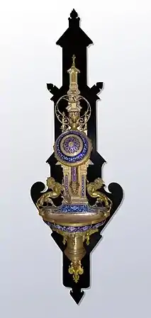 Fontaine à eau parfumée de style néo-gothique, exécutée par la maison Marchand et présentée à l'Exposition universelle de 1867, musée des beaux-arts de Troyes (Inv.894.15.20).