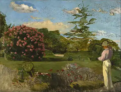 Le Petit Jardinier (vers (1866-1867), huile sur toile (168,9 × 128 cm), musée des beaux-arts de Houston.