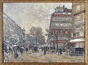 Le Carrefour Richelieu-Drouot (1902).