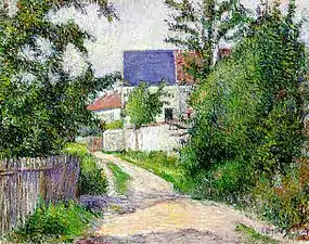 Ruelle à Auvers-sur-Oise, vers 1903.