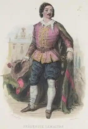 Frédérick Lemaître dans le rôle de Don César au Théâtre de la Porte-Saint-Martin en 1844