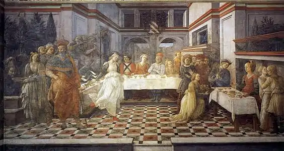 Fra Filippo Lippi, Convito di Erode (1452-1462).