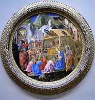 Le Tondo Cook de Fra Filippo Lippi ou Fra Angelico.