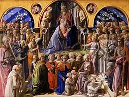 Le Couronnement de la Vierge,  Filippo Lippi, 1441