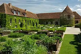 Jardin de la ferme de Bois Richeux de Pierres (Eure-et-Loir)