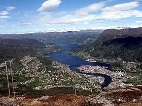 Førde et son fjord